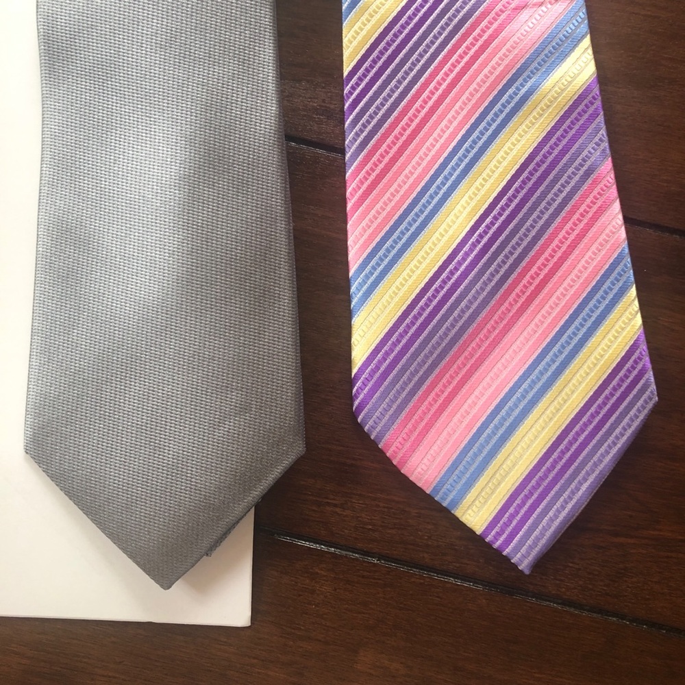 Neckties - pair - brand new in packaging - Picture 1 of 2